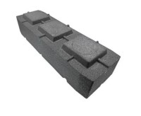 Podwyższenie do podstawy gumowej 600x190x105 pod pompę ciepła 2 szt