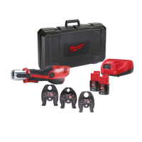 Milwaukee M12™ FORCE LOGIC™ Subkompaktowa hydrauliczna praska zaciskarka do zaciskania rur M12 HPT-202C U SET 4933443110