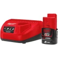 Akumulator bateria + ładowarka Milwaukee M12 NRG-201 - Akumulator M12™, Li-ion 12 V, 2.0 Ah + ładowarka, 4933451900