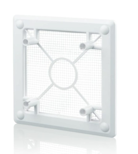 Kratka wentylacyjna z wymiennym panelem czarna