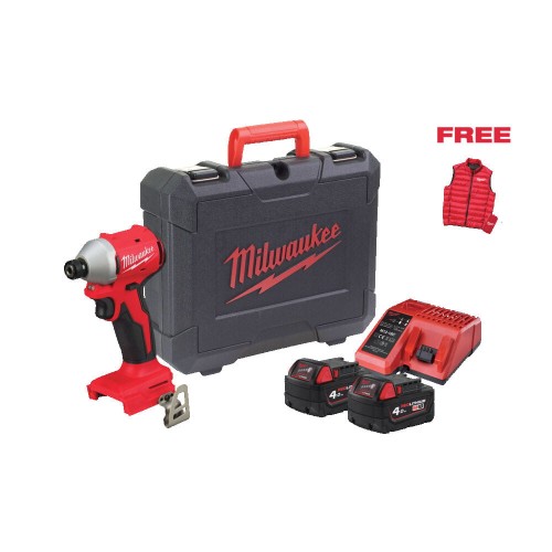 Zestaw promocyjny zakrętarka udarowa M18 BLIDRCMC-402C Milwaukee