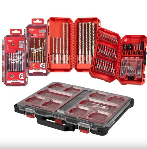 Zestaw akcesoriów Milwaukee PACKOUT™, 98 elementów | 4932499760