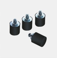 Stopka gumowa z gwintem, 40mm - 4 szt