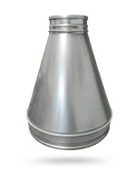 Redukcja symetryczna okrągła fi125-315, ocynk